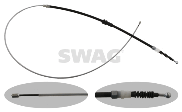 Tirette à câble, frein de stationnement SWAG 30 93 6957