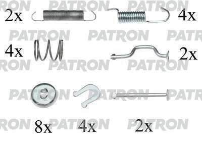 Kit d'accessoires, mâchoires de frein de stationnement PATRON PSRK0106