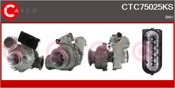 Turbocompresseur, suralimentation CASCO CTC75025KS