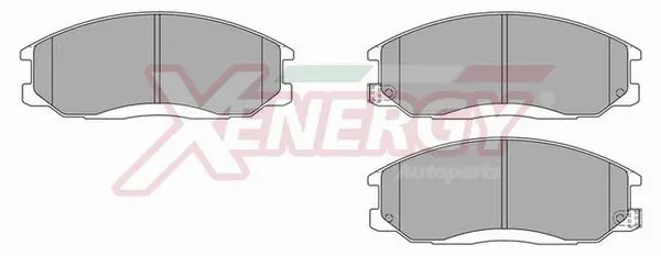 Kit de plaquettes de frein, frein à disque AP XENERGY X40869