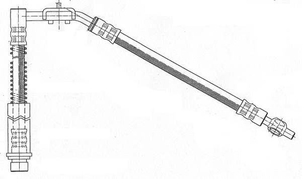 Flexible de frein CEF 511038