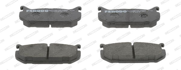 Kit de plaquettes de frein, frein à disque FERODO FDB869