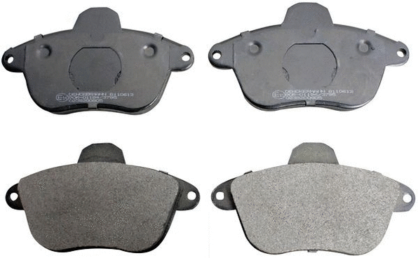 Kit de plaquettes de frein, frein à disque DENCKERMANN B110612
