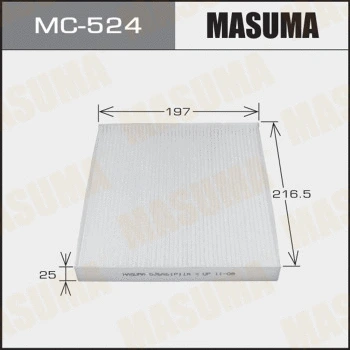 Filtre, air de l'habitacle MASUMA MC-524