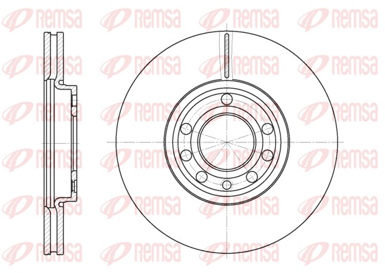Disque de frein REMSA 6689.10