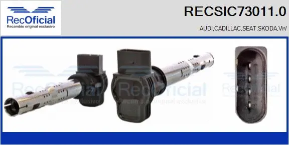 Bobine d'allumage RECOFICIAL RECSIC73011.0