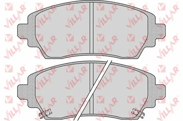 Kit de plaquettes de frein, frein à disque VILLAR 626.0834