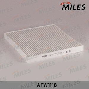 Filtre, air de l'habitacle MILES AFW1118