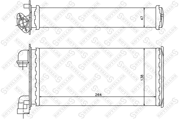 Système de chauffage STELLOX 10-35078-SX