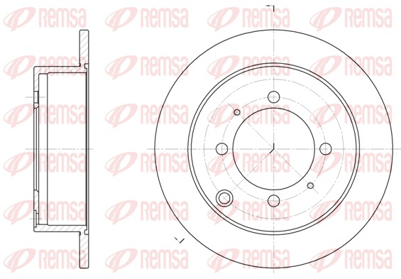 Disque de frein REMSA 6838.00