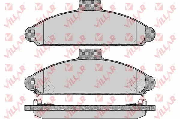 Kit de plaquettes de frein, frein à disque VILLAR 626.0579