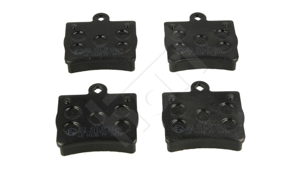Kit de plaquettes de frein, frein à disque HART 221 411