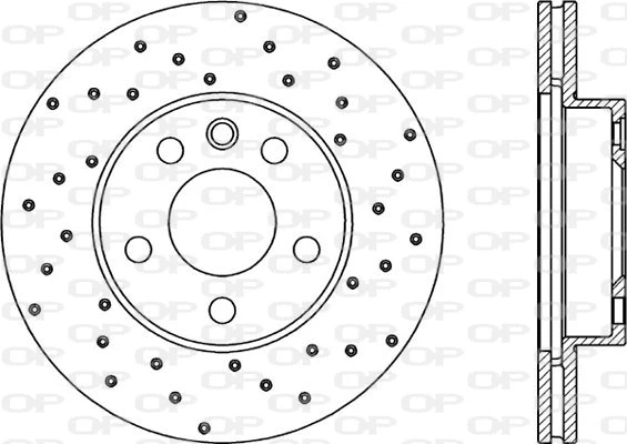 Disque de frein OPEN PARTS BDRS1843.25