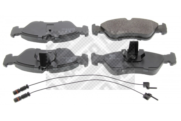 Kit de plaquettes de frein, frein à disque MAPCO 6513