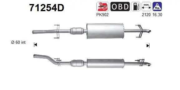Catalyseur AS 71254D