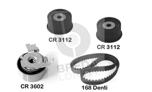 Kit de courroie crantée BREDA LORETT KCD0027
