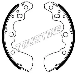 Jeu de mâchoires de frein TRUSTING 111.238