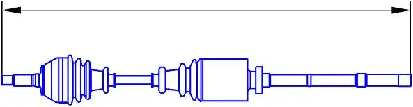 Arbre de transmission SERCORE 22473A