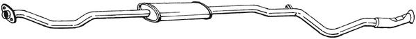Silencieux central KLOKKERHOLM 289-003