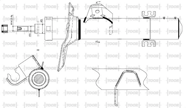 Amortisseur TOOR SG15110