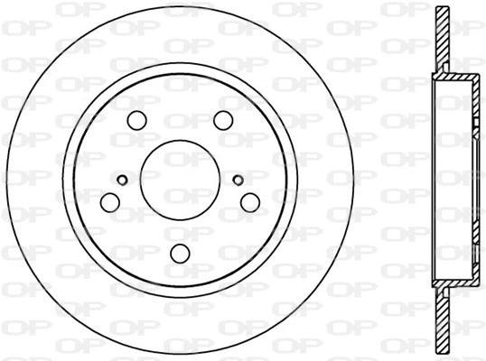 Disque de frein OPEN PARTS BDA2378.10