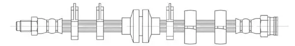 Flexible de frein Technika 37121A