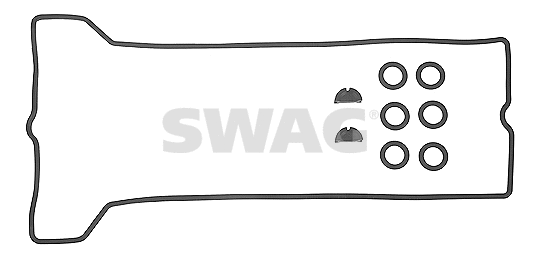 Jeu de joints d'étanchéité, couvercle de culasse SWAG 10 91 1432