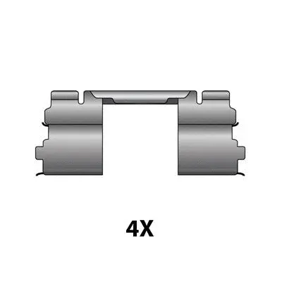 Kit d'accessoires, plaquette de frein à disque RAICAM 12079475