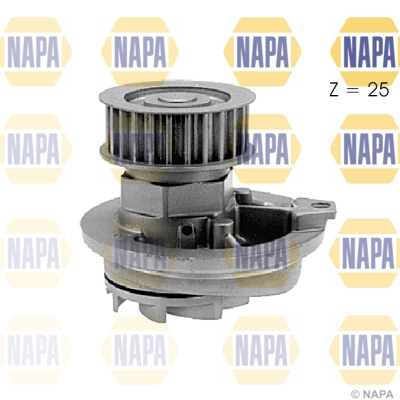 Pompe à eau, refroidissement du moteur NAPA NWP1407