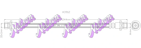 Flexible de frein KAWE H3912