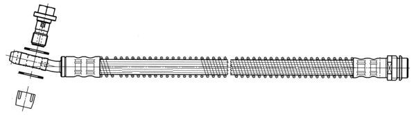 Flexible de frein CEF 512444