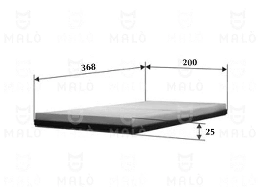 Filtre, air de l'habitacle AKRON-MALÒ 1530681