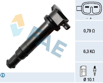 Bobine d'allumage FAE 80334