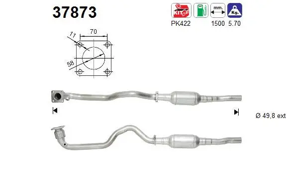Catalyseur AS 37873