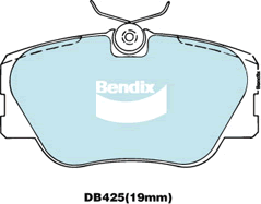 Kit de plaquettes de frein, frein à disque BENDIX-SEA DB425 GCT