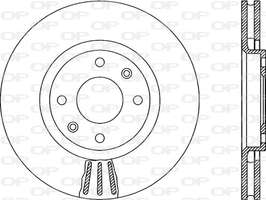 Disque de frein OPEN PARTS BDR1955.20