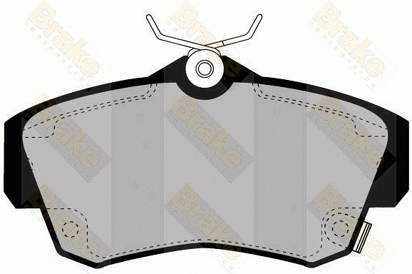 Kit de plaquettes de frein, frein à disque Brake ENGINEERING PA1330
