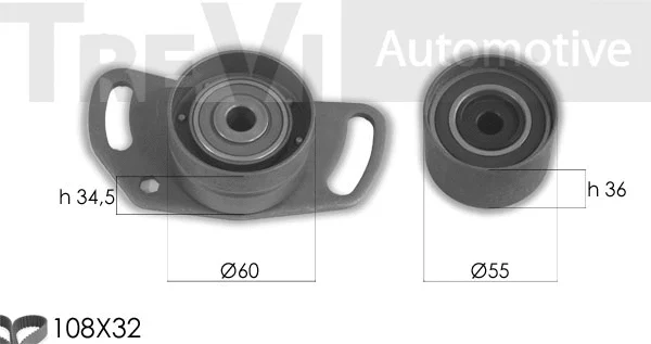 Kit de courroie crantée TREVI AUTOMOTIVE KD1360