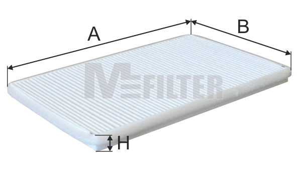 Filtre, air de l'habitacle MFILTER K 917