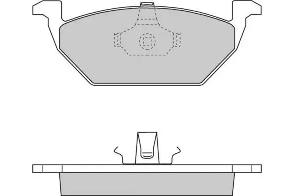 Kit de plaquettes de frein, frein à disque E.T.F. 12-0712