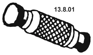 Tuyau d'échappement EBERSPÄCHER 13.8.01