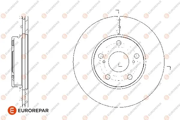 Disque de frein EUROREPAR 1667864880