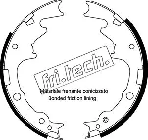 Jeu de mâchoires de frein fri.tech. 1088.232