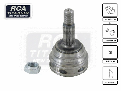 Jeu de joints, arbre de transmission RCA FRANCE AV89