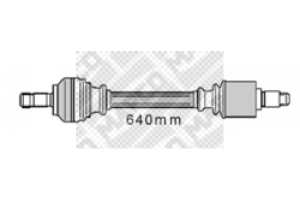 Arbre de transmission MAPCO 16408