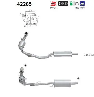Catalyseur AS 42265