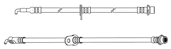 Flexible de frein CEF 512988