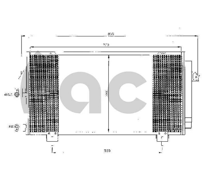 Condenseur, climatisation ACR 300409
