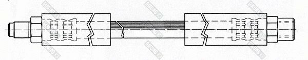 Flexible de frein GIRLING 9002132