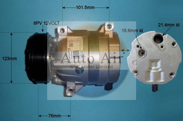 Compresseur, climatisation AUTO AIR GLOUCESTER 14-1104